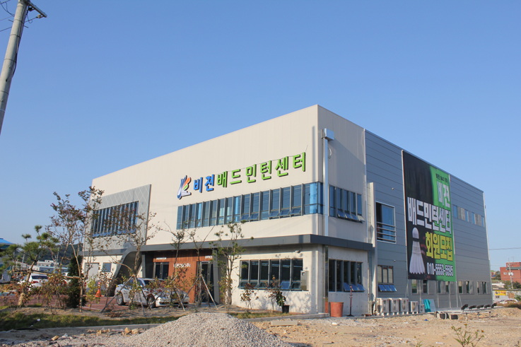 대구 성서 비젼 배드민턴센터 건축물 외부 전경